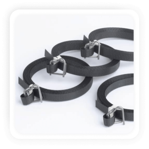 PP Pre-cut strapping with Wire Buckle